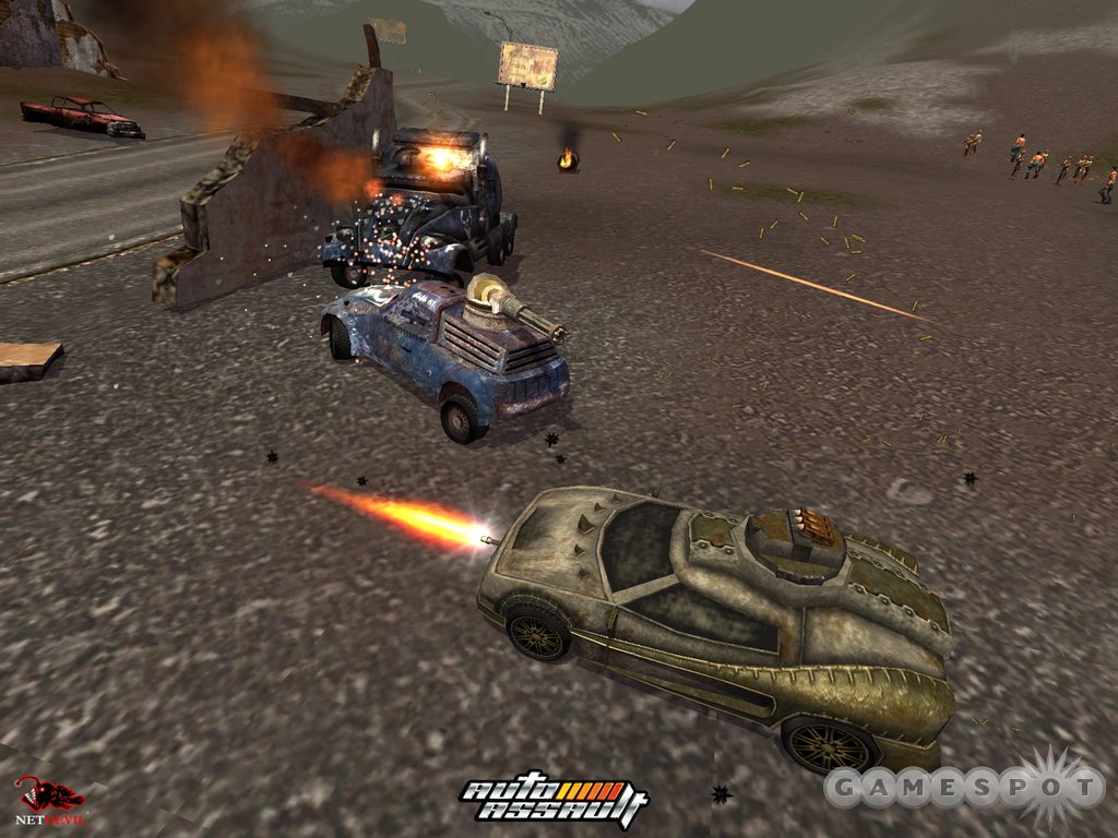 Warning: Over the course of the game's missions, you will see cars blowing up.