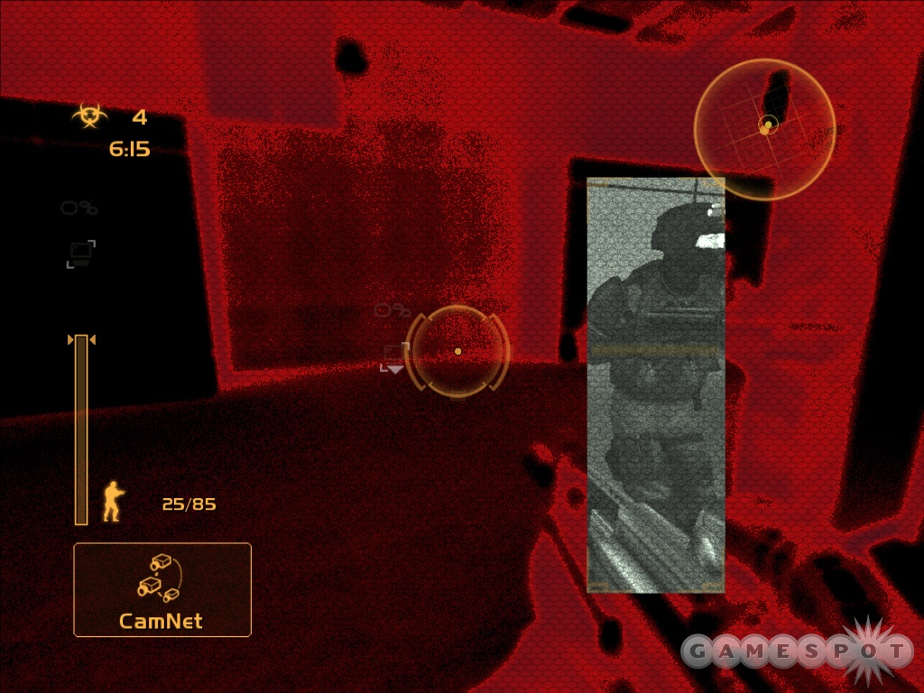 Though they don't get night vision, mercenaries do get motion detection.