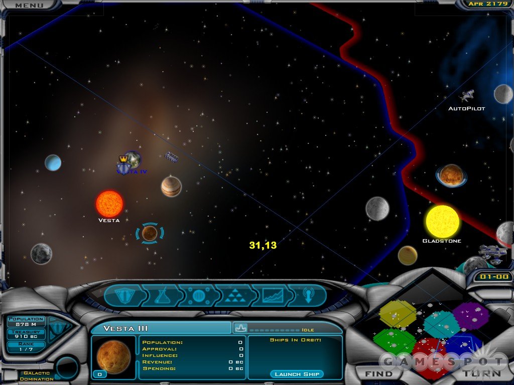 Galactic Civilizations II features a new 3D graphics engine, which is a big upgrade from the original game.