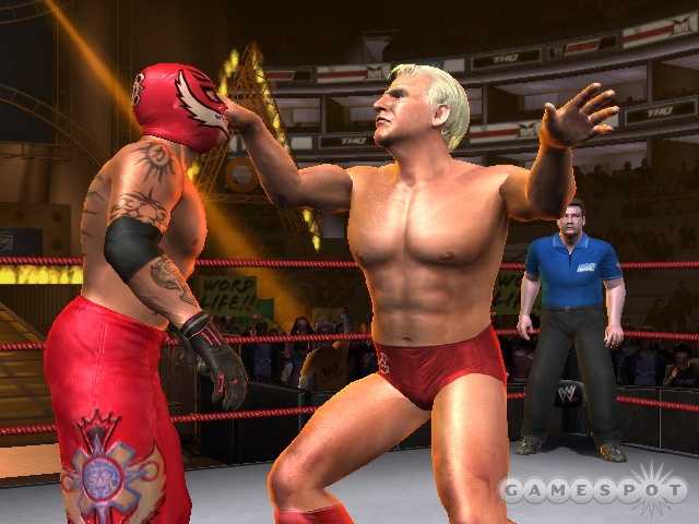 Sometimes when he's in the ring, Flair likes to pretend that he's a little birdie.