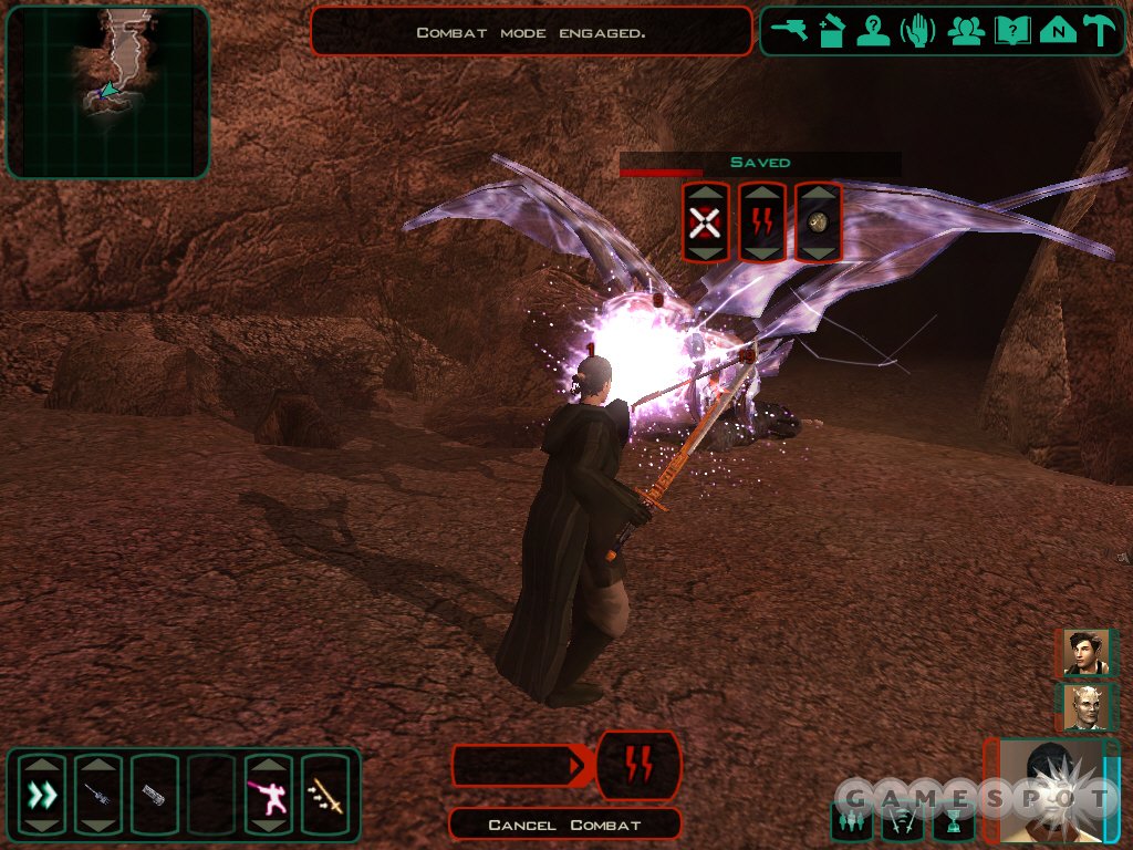 Lightsaber combat still looks impressive, but the visuals are a relative weak point in The Sith Lords.