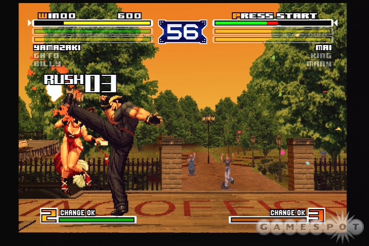 The King of Fighters 2002 is probably the better of the two games, but it's fun to switch back and forth between them just to compare and contrast.