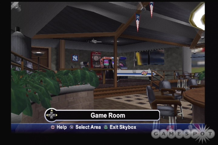 The skybox is packed with mini-games, trophy rooms, even room for your favorite in-game screenshots.