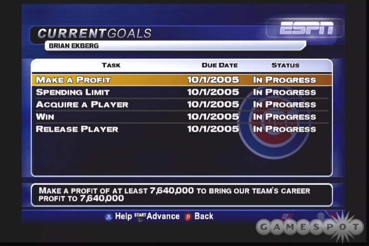 You may think you're the boss in MLB 2K5's career mode, but even a general manager answers to someone.