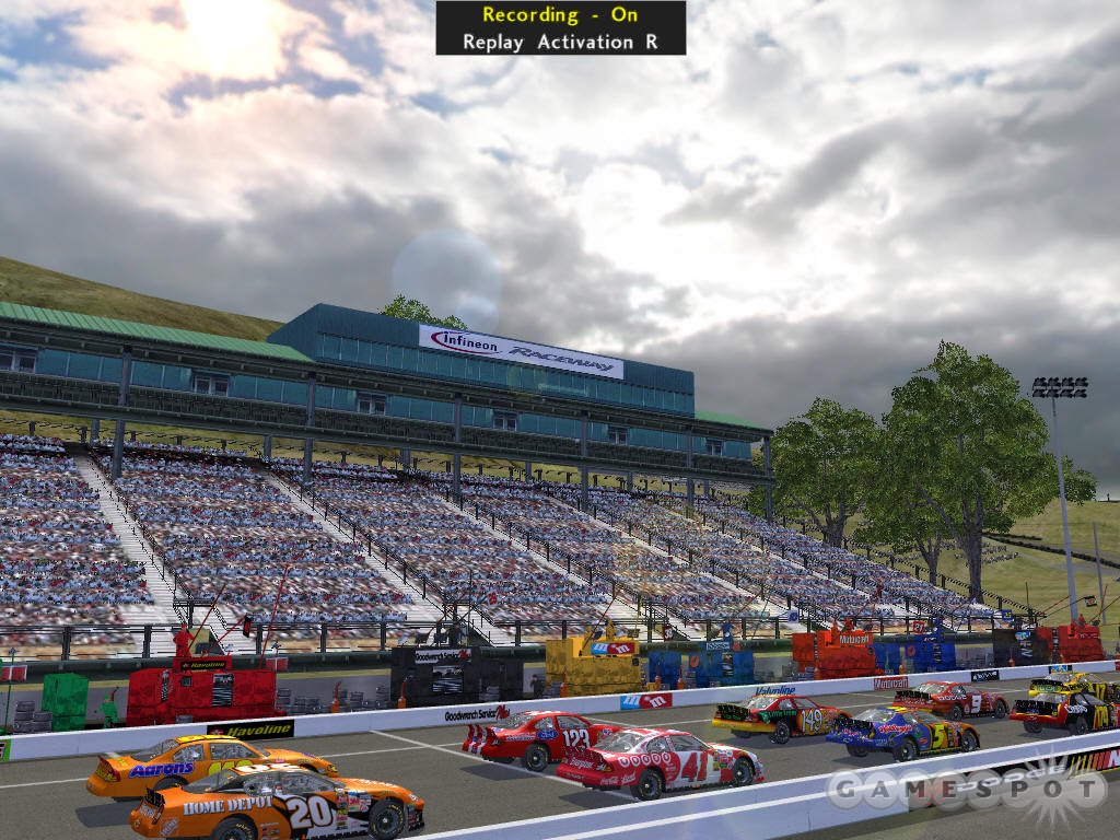 In NASCAR SimRacing, the environment is dynamic and downright gorgeous.