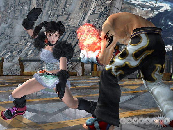 Fighting on Earth is played out. Here, Xiaoyu and Jin duke it out on a space station.
