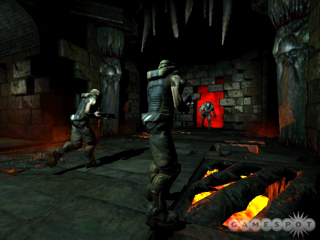 Cooperative play is the most exciting addition to Doom 3 on the Xbox.