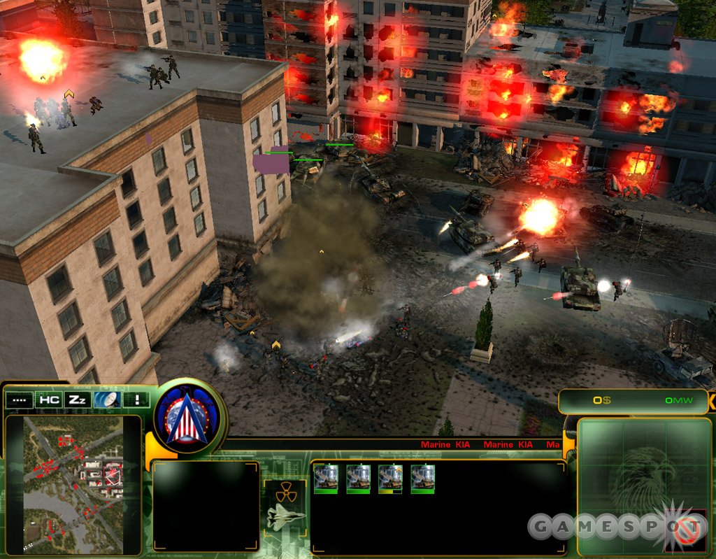 Infantry are critical in urban combat, because they can fortify buildings and gain height advantages on rooftops.