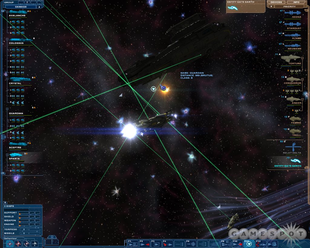 Battles can be titanic as capital ships and fighters clash and lasers crisscross the dead of space.
