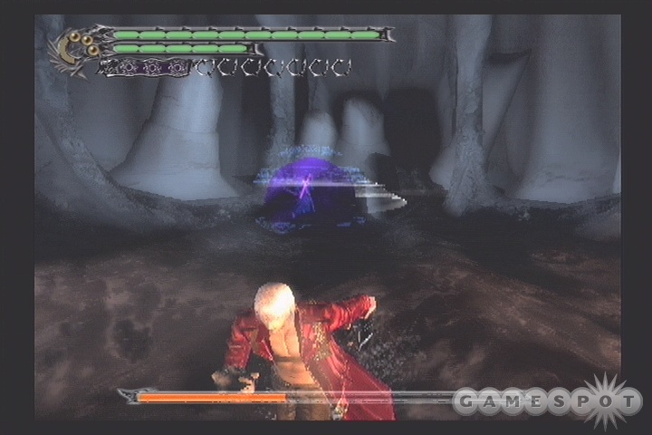 When you see Vergil pop the black sphere around himself, you'll know that one of his special attacks are on the way.