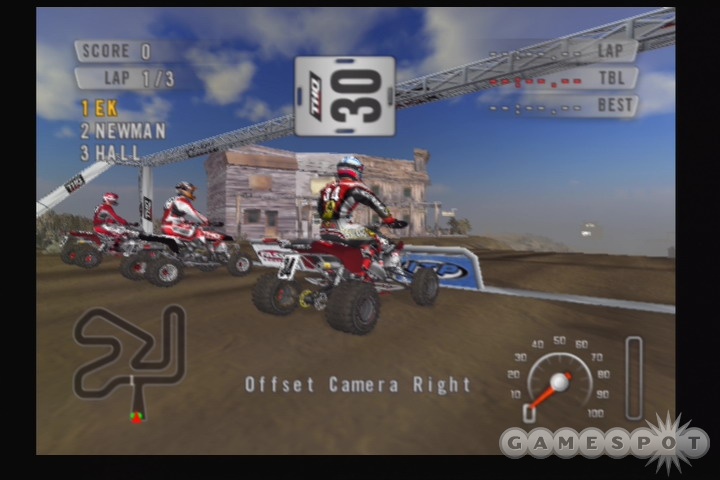 ATVs and MX bikes are just the start of the dirt-racing fun in the game.