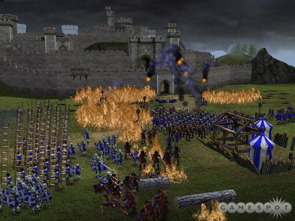 Siege battles will quickly satisfy any of your pitch-burning needs.