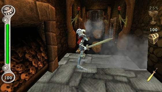 That rollicking pile of bones Sir Daniel Fortesque is on his way to the PSP later this year in MediEvil Resurrection.