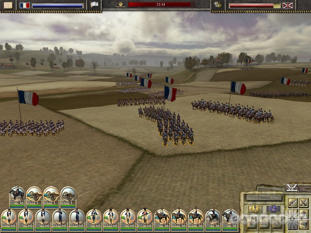 The French army needs to mass its forces and concentrate on shattering the Allies' flank in order to win.