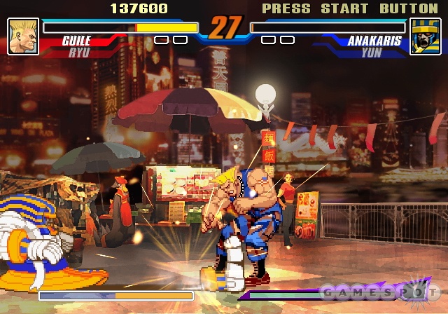 Capcom Fighting Evolution plays well, for the most part, but it doesn't offer anything that you couldn't get from years-old 2D fighting games.