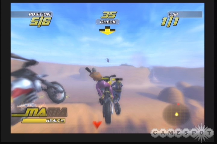 Playing Motocross Mania 3 makes us wonder how bad the first two must have been.