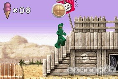 Everyone's favorite malleable green guy is coming to the GBA this year in a kid-friendly action game.