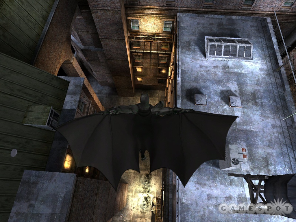 The Batman Begins game is faithful to the style and tone of the upcoming movie.