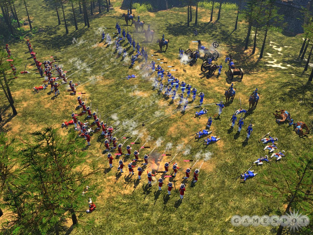Combat in Age of Empires III is all about standing tall in the face of certain death.