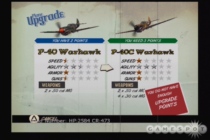 The upgrades available for most planes are quite significant, and the new skins don't look bad either.