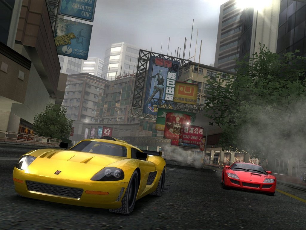 The game's AI-controlled racers are never impossible to beat, but they'll occasionally challenge you.