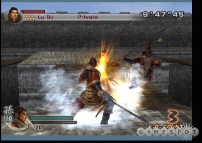 Dynasty Warriors 5 is capable of displaying twice as many characters onscreen as Dynasty Warriors 4.