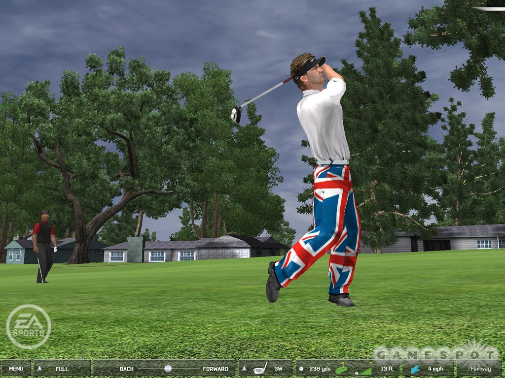 You'll have plenty of options for making your created golfer look ridiculous, with even more apparel choices in Tiger 06.