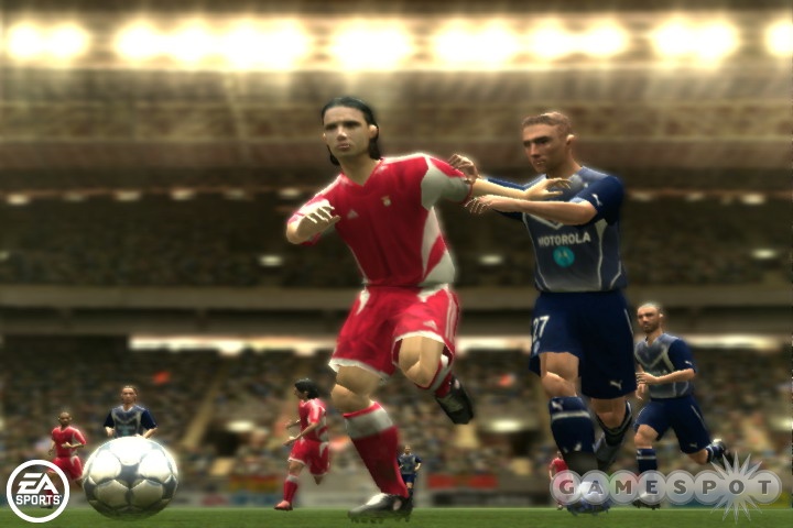 The implementation of the advantage rule will help to make FIFA 06 the most realistic FIFA yet.