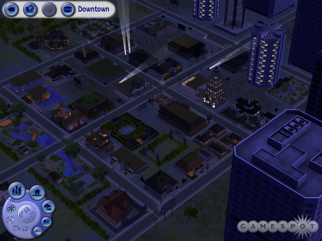 Your sims are going downtown, where the bright lights shine.