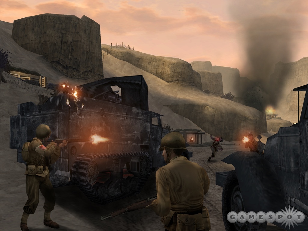 Big Red One's battles are extremely frantic, even for this accomplished World War II series.