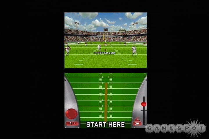 Kicking gets a touch-screen makeover with Madden NFL 06.