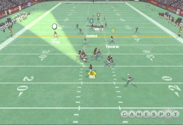 Michael Vick is the fastest quarterback in the game but he also has one of the smallest vision cones.