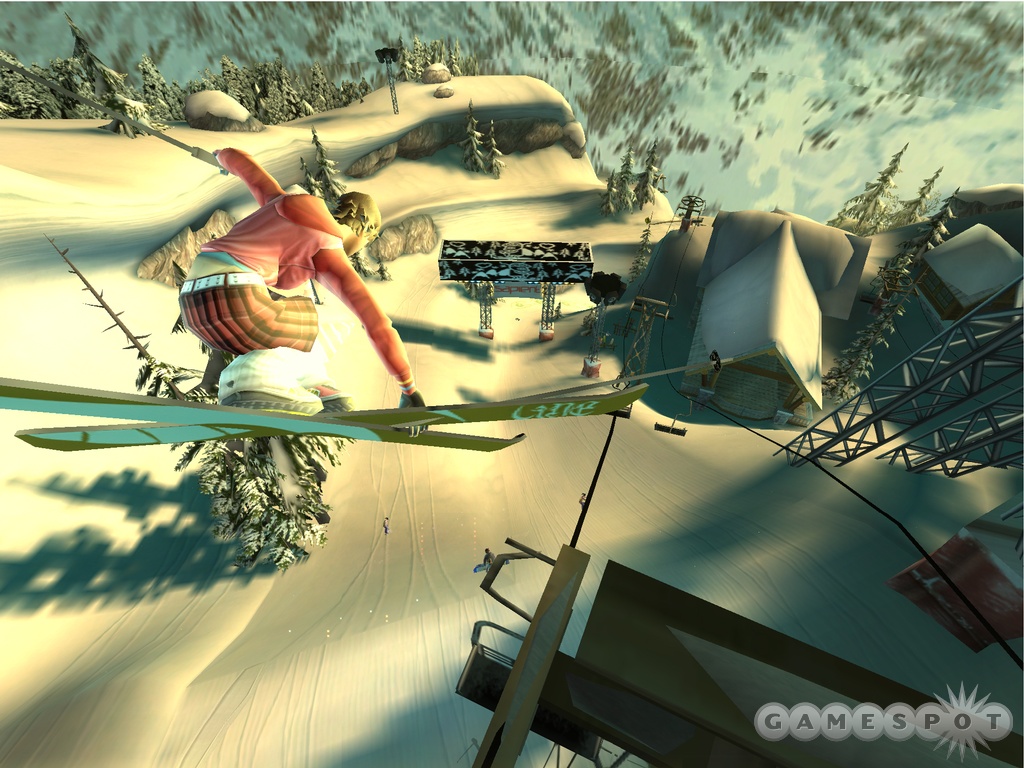 SSX 3's streaming courses are back and better than before, allowing for really extended runs down the mountain.