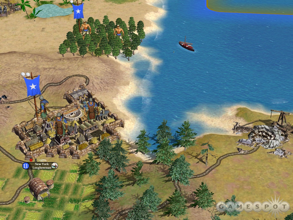 Archers and longbowmen make excellent city defense units in the early part of the game.