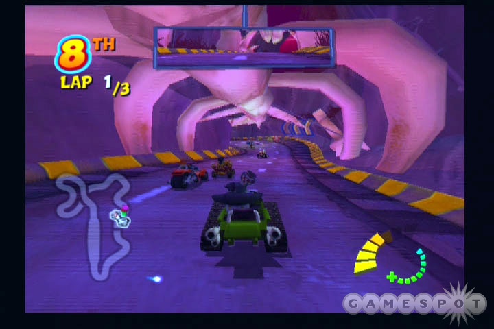 Combining with other racers to create crazy battle karts is a pretty neat idea.