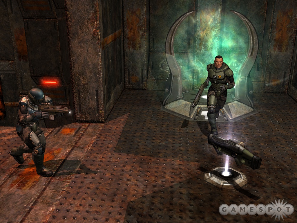 Quake 4 Hands-On - Single-player and Multiplayer - GameSpot