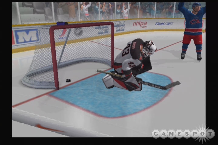 This goalie bought Gretzky '06 instead of one of the other, better games on the market. Do you want to be a sad goalie, too?