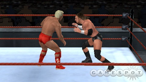 THQ and Yuke's squeeze just about every ounce of this year's best wrestling game onto a UMD in WWE SmackDown! vs. RAW 2006.