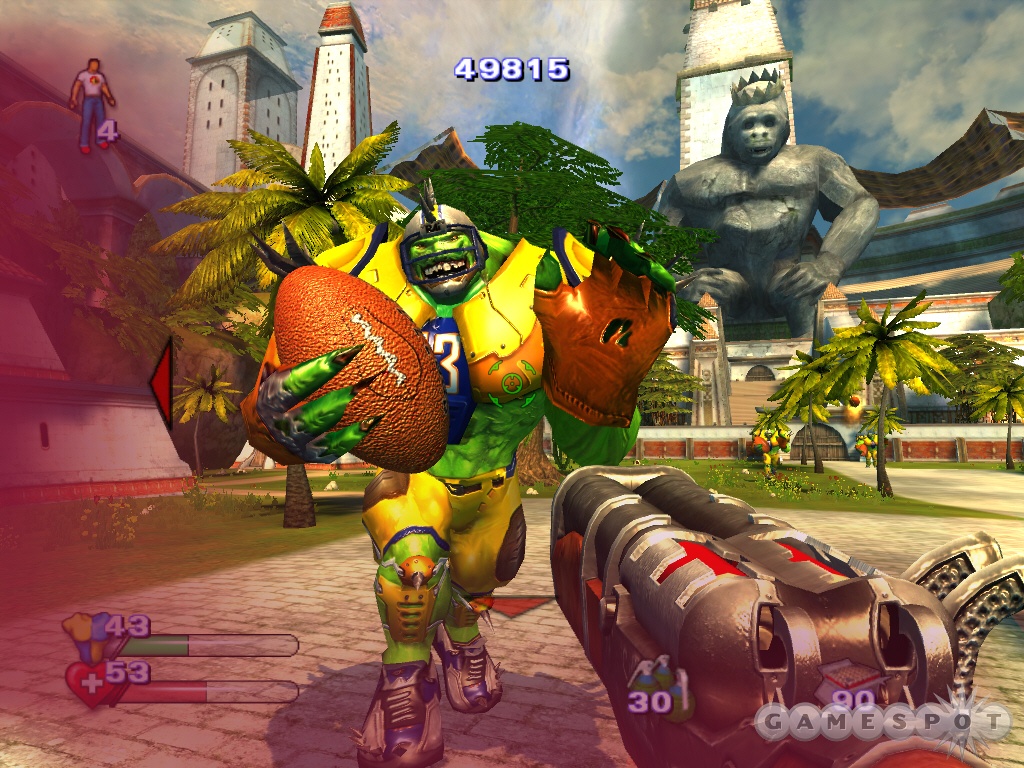Sam is back in Serious Sam II, and this time he'll have to shoot his way through a whole bunch of levels filled with lots of enemies.
