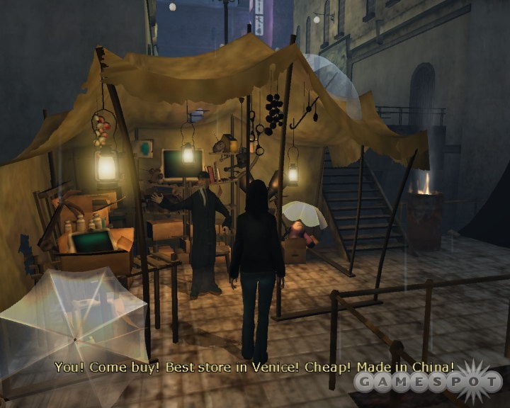 The game has a stylish look to it for an adventure game.