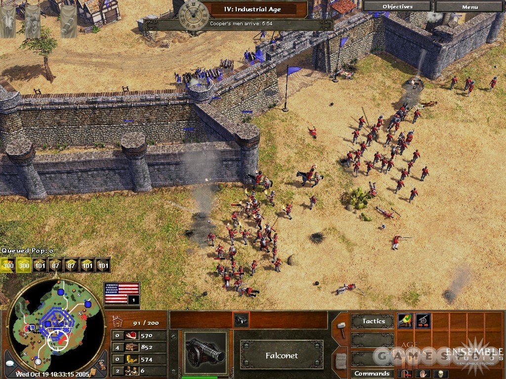 Note the time of this assault, and prepare for it by moving artillery to cover this wall.