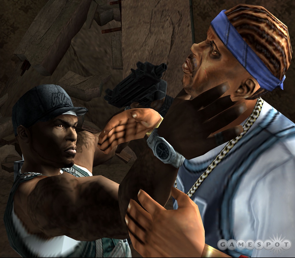 50 Cent is busting out on the PlayStation 2 and Xbox, and he's looking for a little revenge.