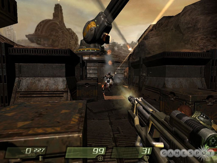 The machinegun will come in handy throughout the singleplayer portion of Quake IV.