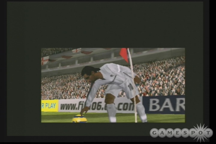 Many of the players and stadiums in FIFA 06 are instantly recognizable.