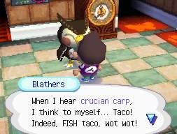 Blathers is the reason why the museum aquarium doesn't have any fish.