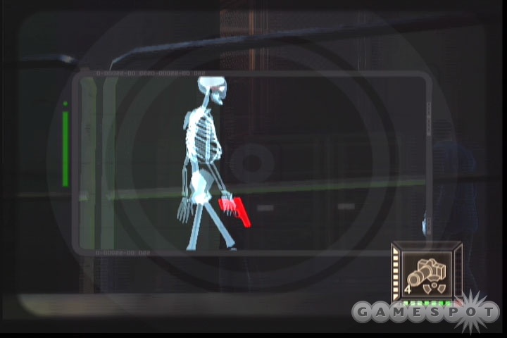 Your X-ray camera lets you see right through walls and people, not just through their clothes.
