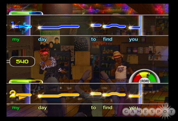 Karaoke Revolution Party challenges takes your embarrassment to the next level.