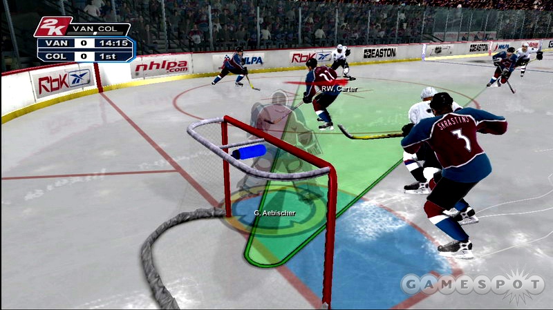  The new goalie control system is quite different from the PS2 and Xbox versions, in that it's actually kind of fun.