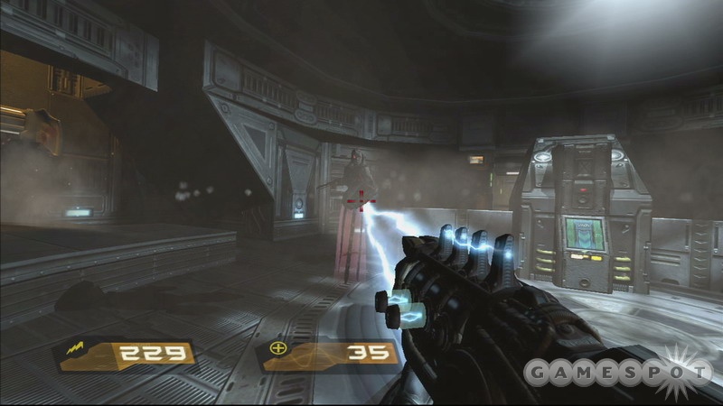 The Xbox 360 version of Quake 4 gets pretty ugly in some spots.