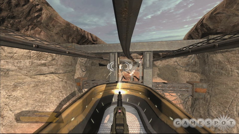 The online action in Quake 4 is functional, but not very exciting.